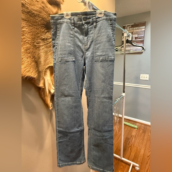 Calvin Klein Jeans Denim - Calvin Klein Jeans Women's Straight Leg in Blue